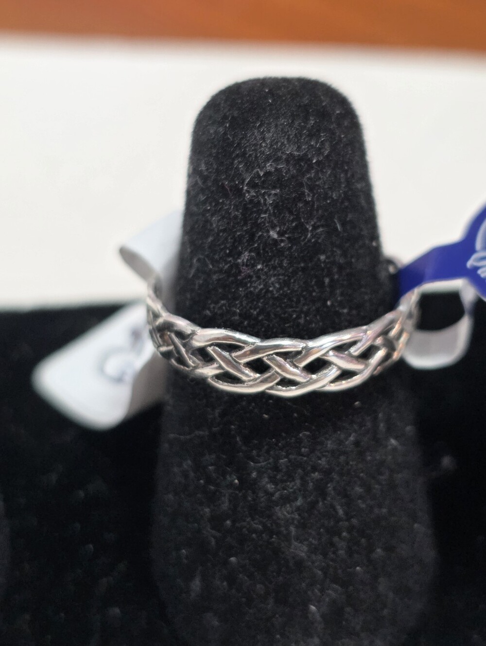 Sterling Silver Celtic Knot Band - Silver